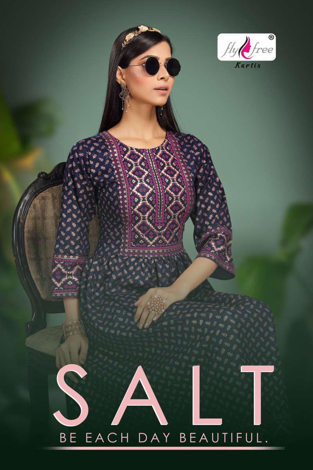 Fly Free Salt Ethnic Wear Latest Designer Fancy Anarkali Kurti Collection